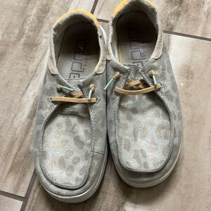 Cheetah print platform Wendy hey dudes